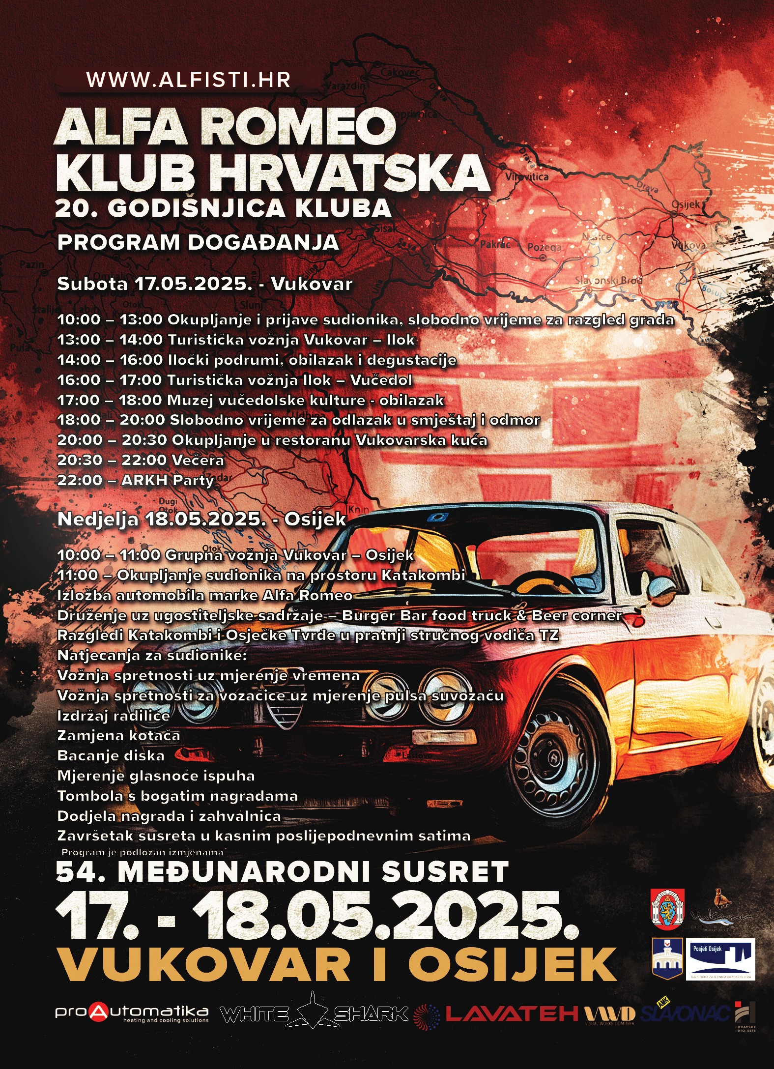 54. Međunarodni susret – Alfa Romeo klub Hrvatska